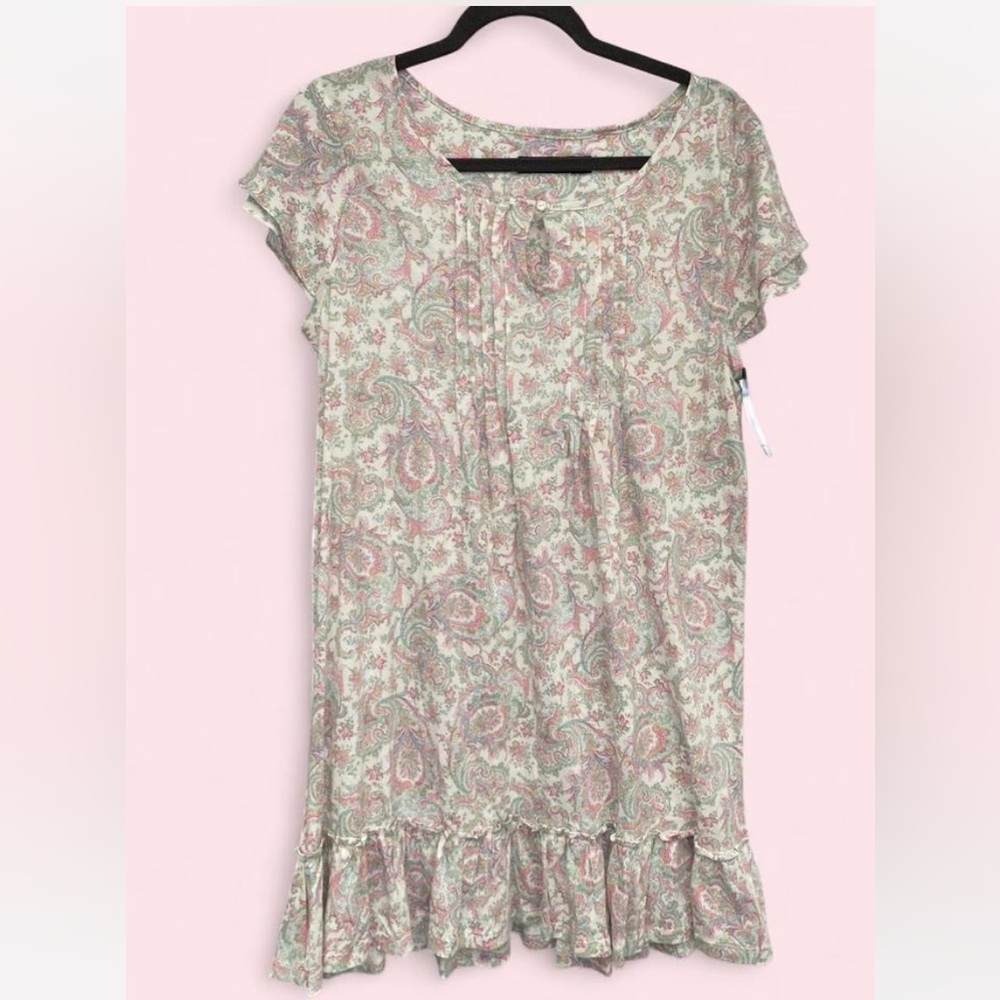 New Ralph Lauren Paisley Print Night Gown